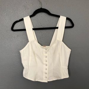 Free people button up tank